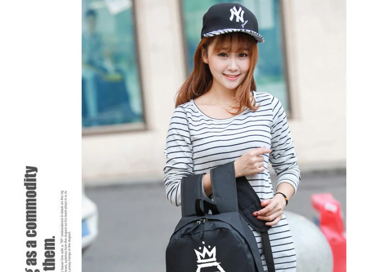 Anime Fall Out Boy Backpack Middle High School Students Bookbag Schoolbag (4)