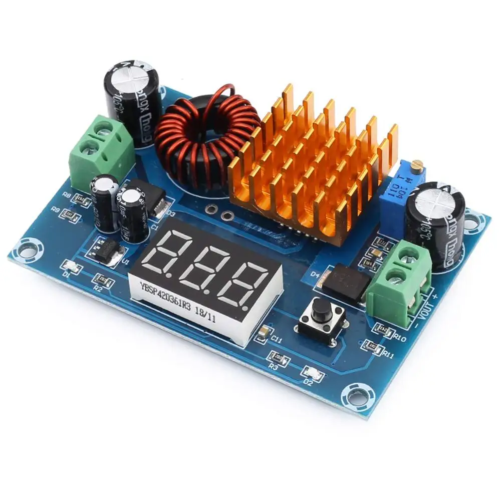 XH-M411 DC-DC цифровой Boost плата Boost модуль высокой мощности Boost плата Boost 5-45 В выход 5A