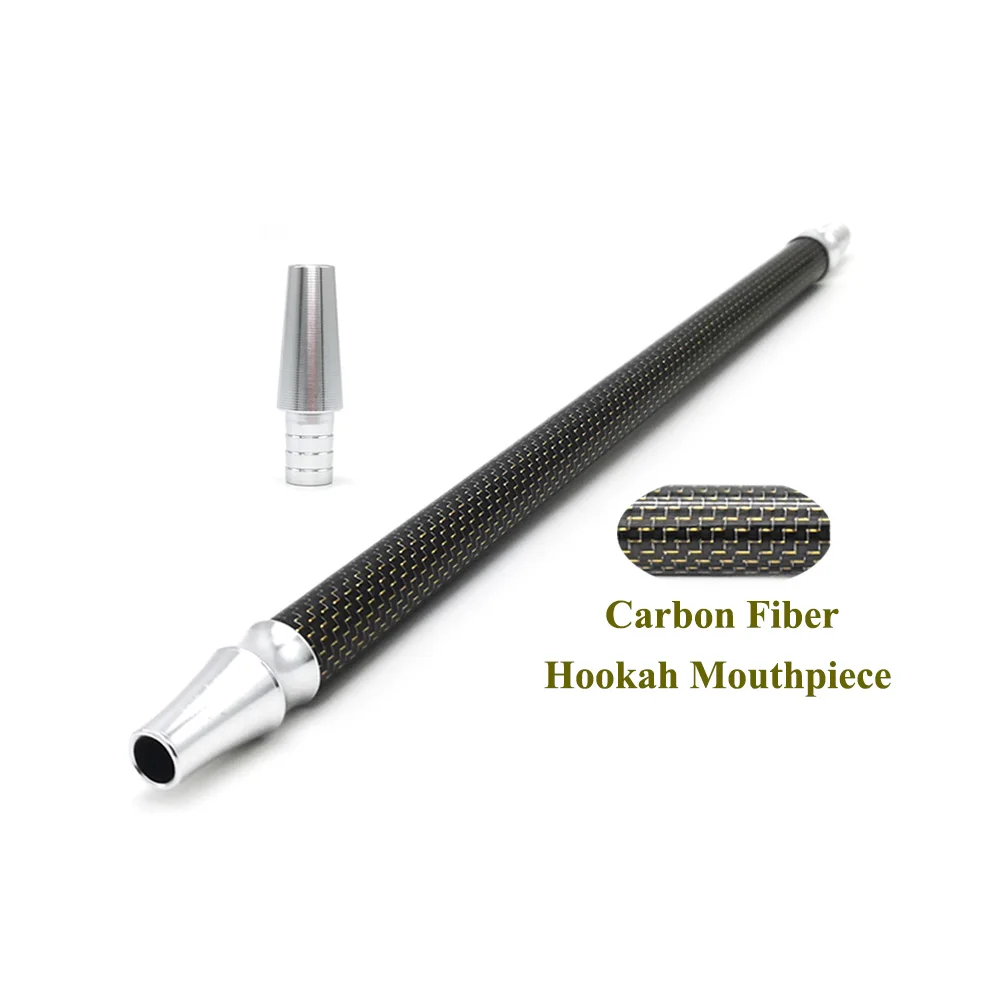 LOMINT Carbon Fiber Hookah Mouthpieces shisha Hose Accessories