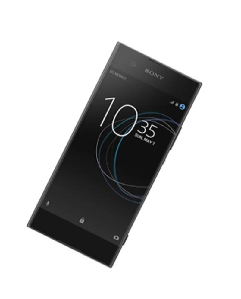 Черный Sony Xperia XA1 разблокирована Две sim-карты 32 Гб rom 3 Гб ram 5,0 дюймов 4G LTE Поддержка NFC мобильный телефон - Цвет: Черный