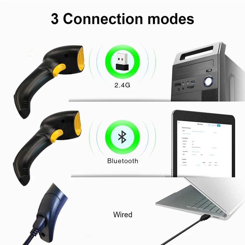 do leitor de código de barras bluetooth