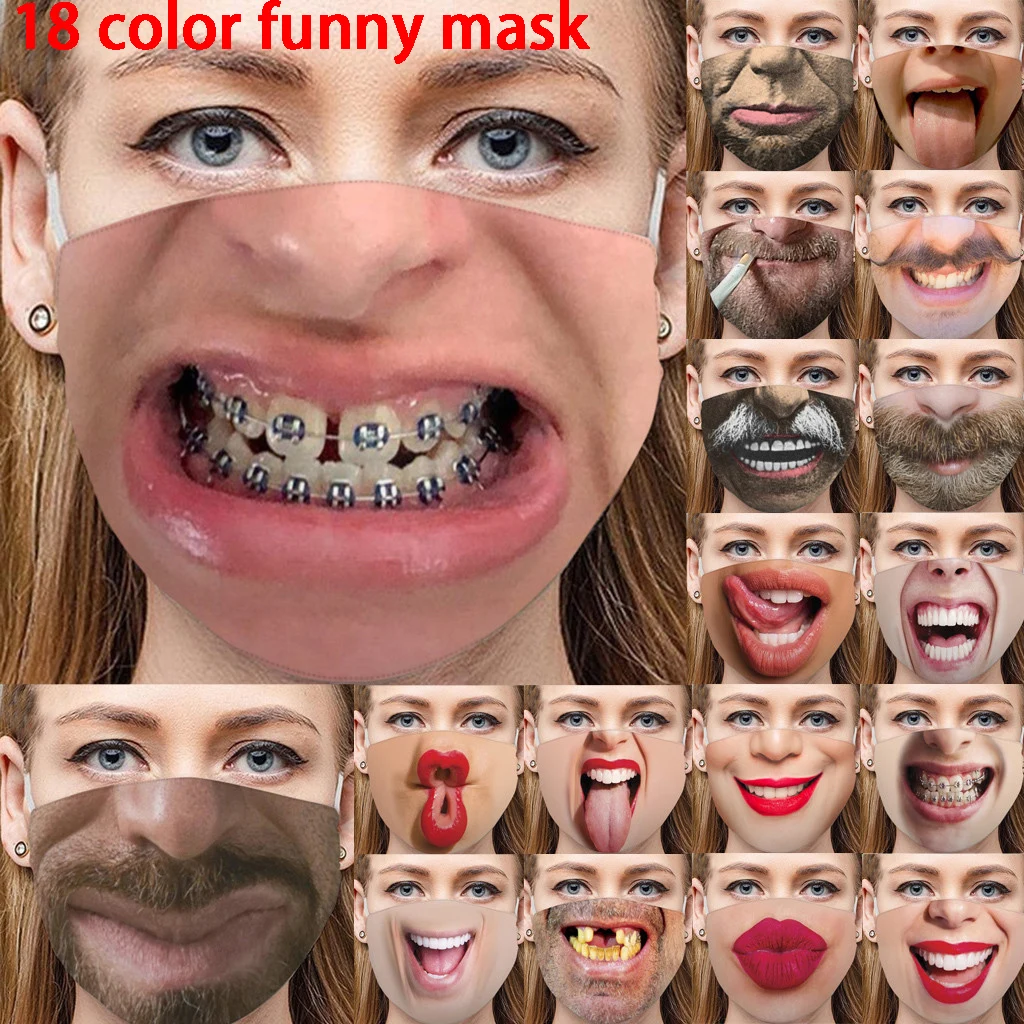 Модная Пылезащитная маска для лица с песком Солнцезащитная забавная взрослых