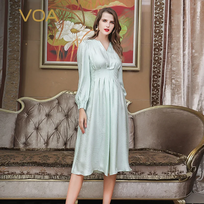 light green midi dress