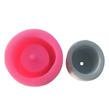 

Concrete Flower Pot Mold Round Cement Pot Silicone Mold Succulent Plants Planter Vase Home Garden Decor Handmade Clay MJ901