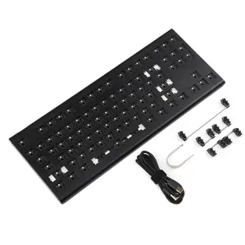 

X-Bows 87 Programmable CNC Case RGB Backlight Hotswap Hot Swap KB-6 Type C PCB Ranger MX Mechanical Keyboard Kit