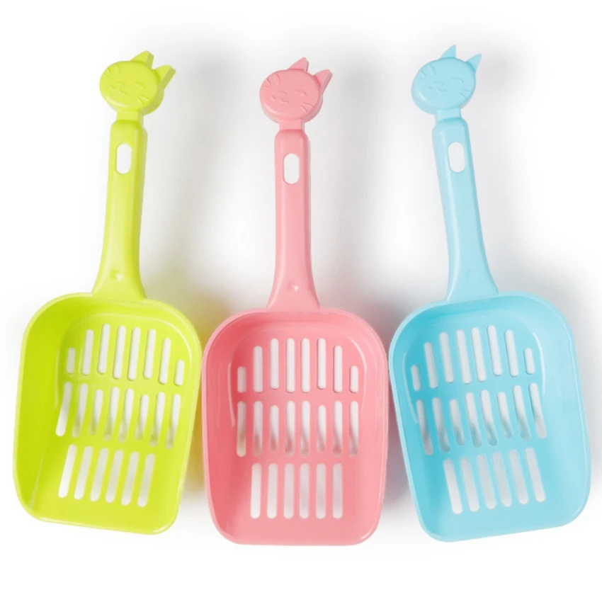 Cat Litter Scooper With Deep Shovel Durable Plastic Litter Scooper Pet