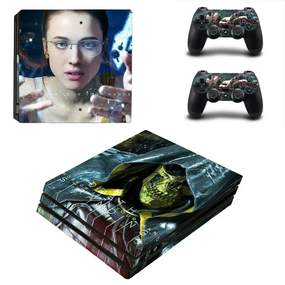 Death Stranding PS4 Pro наклейка для кожи Play station 4 Pro Pegatinas наклейка s для игровой консоли 4 Pro и двух контроллеров