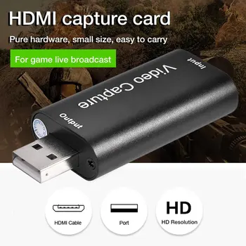 

Mini Video Capture Card Usb 2.0 Hdmi Video Grabber Record Box Fr PS4 Game Dvd Camcorder Hd Camera Opname live Streaming