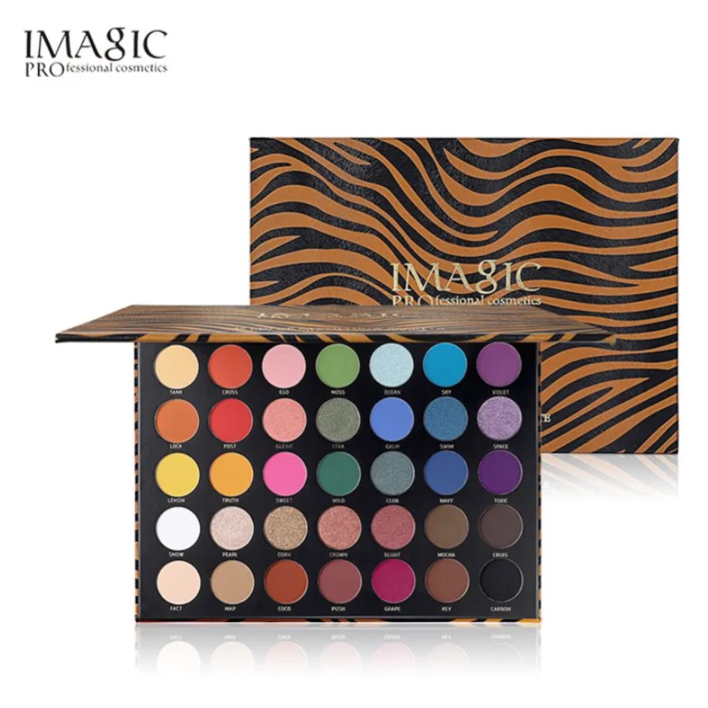 

IMAGIC New 35 Color Eyeshadow Palette Waterproof Matte Glitter Primer Luminous Eye Shadow Palette Official Product