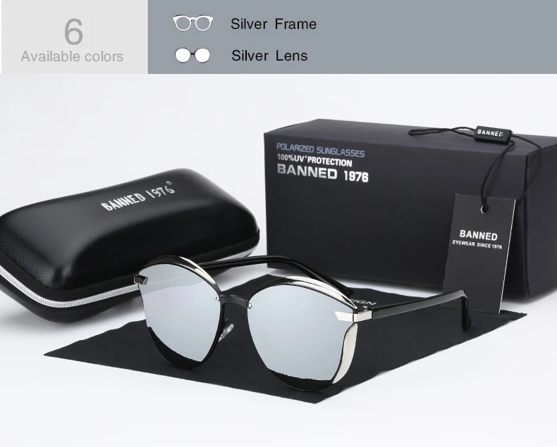 Новейшие поляризационные женские солнцезащитные очки, дизайн, кошачий глаз, Дамская металлическая оправа, солнцезащитные очки для вождения, мужские очки, UV400 ocolos