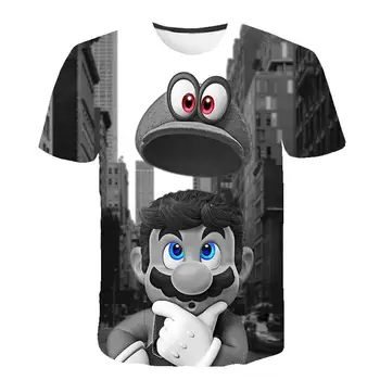

Latest Harajuku Classic Games Super Mario Kid t shirt Men/Women Super Smash Bros 3D print T-shirt Hip Hop tshirt Streetwear Tops