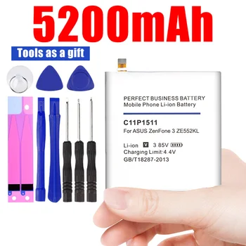 

5200mAh C11P1511 Battery for Asus ZenFone 3 ZenFone3 ze552kl z012da/e