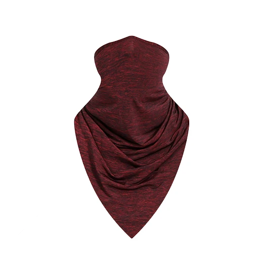 Ice silk fabric cycling mask half face Breathable Anti-sweat bike dust mask scarf Sport running hunting balaclava mouth cover - Цвет: color 5