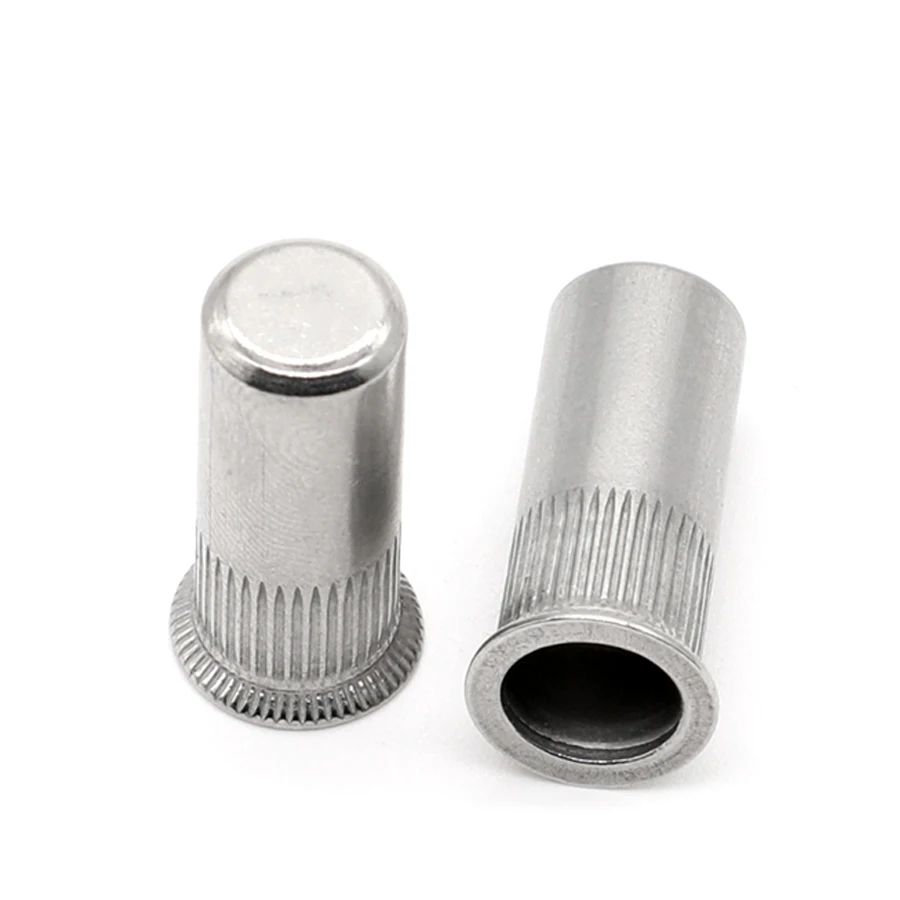 m4 m5 m6 m8 m10 m12 Big Head Close End Rivet Nut 304 stainless steel threaded Inserts round body blind rivet nuts K013 | Обустройство