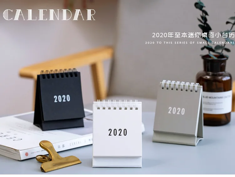 Креативный 2020 простой устанавливаемый на стол рулонная бумага календарь с заметками ежедневный график планировщик стола годовой