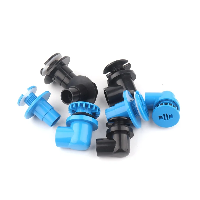 1pc PVC 20mm 25mm Fish Tank Connector Aquarium Elbow Straight Joint Water Tank Drainage Aquarium Water Inlet Outlet