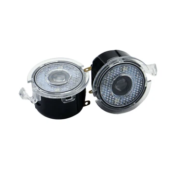 

2Pcs Led Door Lighting Sign Projection Lamp Rearview Mirror Lighting Welcome Light For Ford