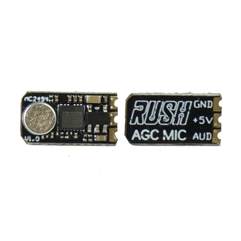 RUSH AGC 5V DC микрофон для танка Раш Мини FPV Радиоуправляемый Дрон передатчик VTX Квадрокоптер мультиротор модель запасные части