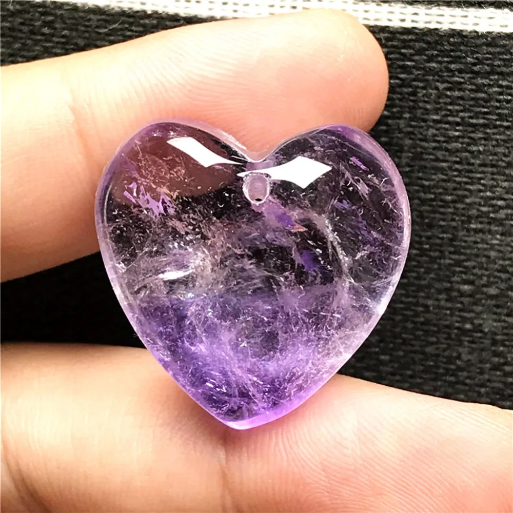 Heart Amethyst Pendant (73)