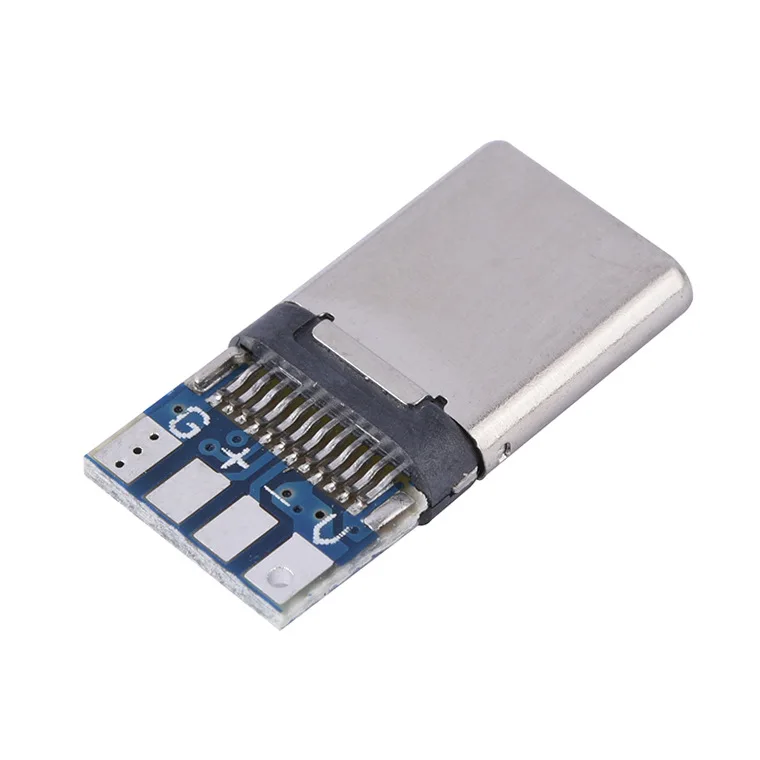 10 шт./лот USB 3,1 type C разъем 12PIN Быстрая зарядка розетка адаптер розеток для припоя провода и кабель Модуль платы блока программного управления