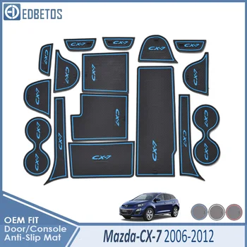 

Door Groove Mat For Mazda CX-7 2006 2007 2008 2009 2010 2011 2012 CX7 CX 7 Accessories Anti-Slip Mat Gate Slot Coaster Car