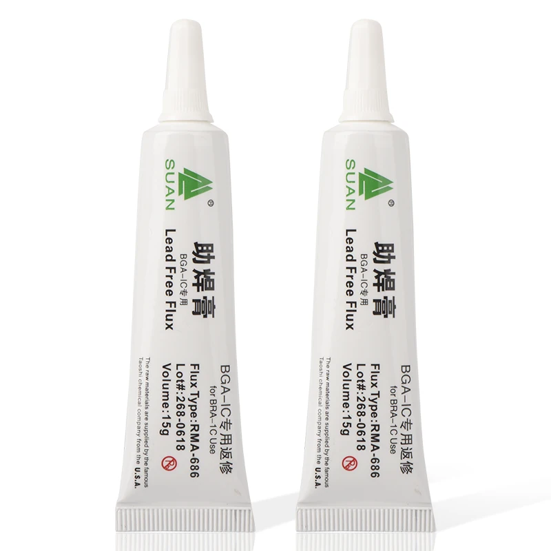 

JCD Flux Original RMA-686 BGA-IC Special Rework No-clean Flux Advanced Lead-free Soldering Flux Paste 15g