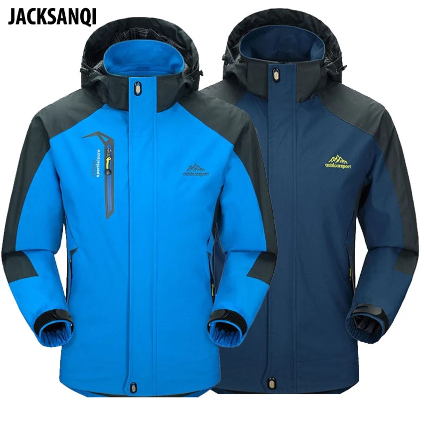 JACKSANQI весенне-осенняя мужская водонепроницаемая походная куртка для активного отдыха, ветровка для походов, спортивные пальто RA320