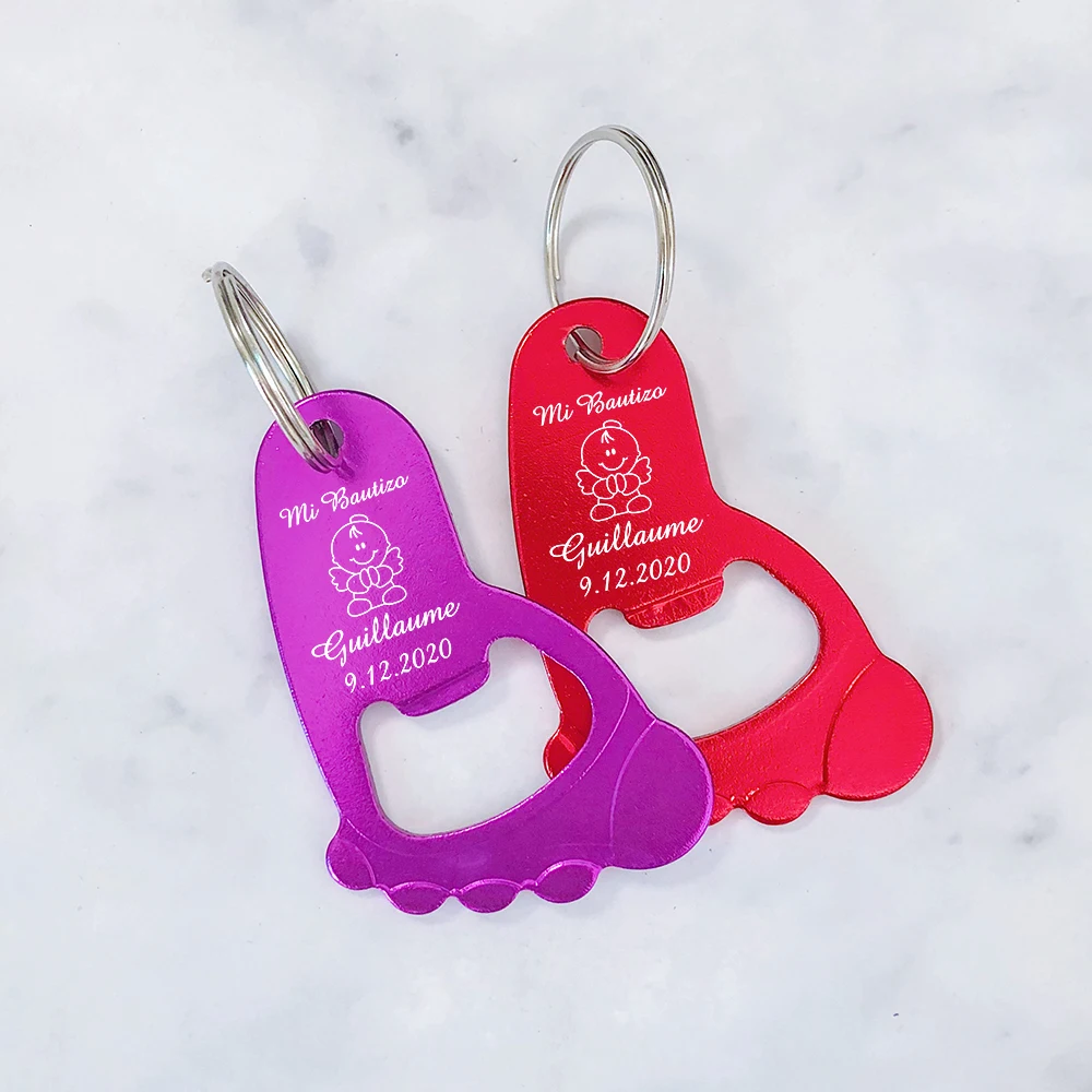 Baby Foot Keychain Bottle Opener 20 Pieces beer bottle opener keychains