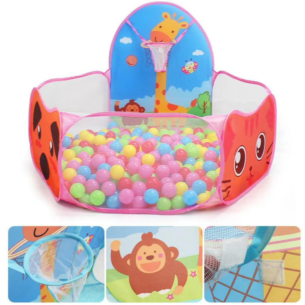Portable Baby Playground Playpen for Children Play Tent Cartoon Ball Pit Pool Foldable Outdoor Indoor Sports Educational Toy Kid 4 Portable Baby Playground Playpen for Children Play Tent Cartoon Ball Pit Pool Foldable Outdoor Indoor Sports Educational Toy Kid 4