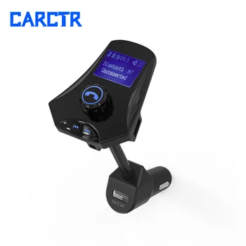 

New Car-borne Wireless Bluetooth Transmitter Car Handfree Smartphone Music MP3 Palyer Audio FM Transmitter Car Charger M7