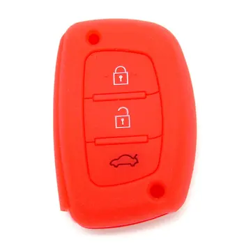 

3 Button Car Remote Control Silicone Protective Sleeve Case for Beijing-hyundai ix35 Remote Control Cover Wear Resistant