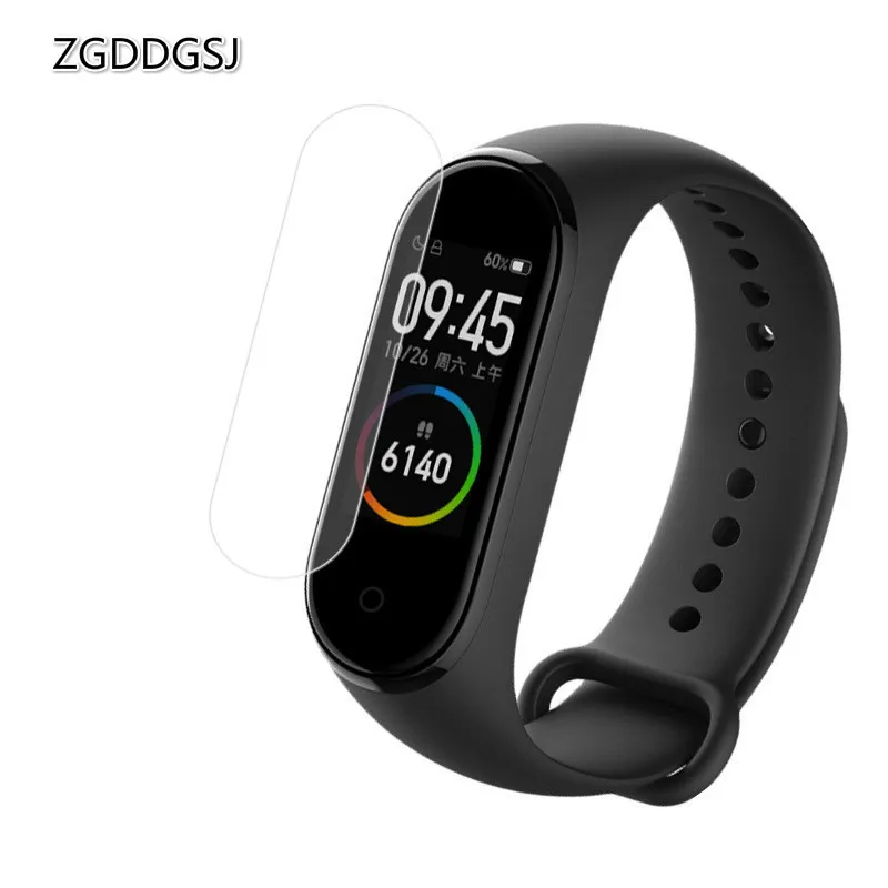 Мягкие Защитные пленки из ТПУ для Xiaomi mi Band 4 Гидрогелевая пленка 3