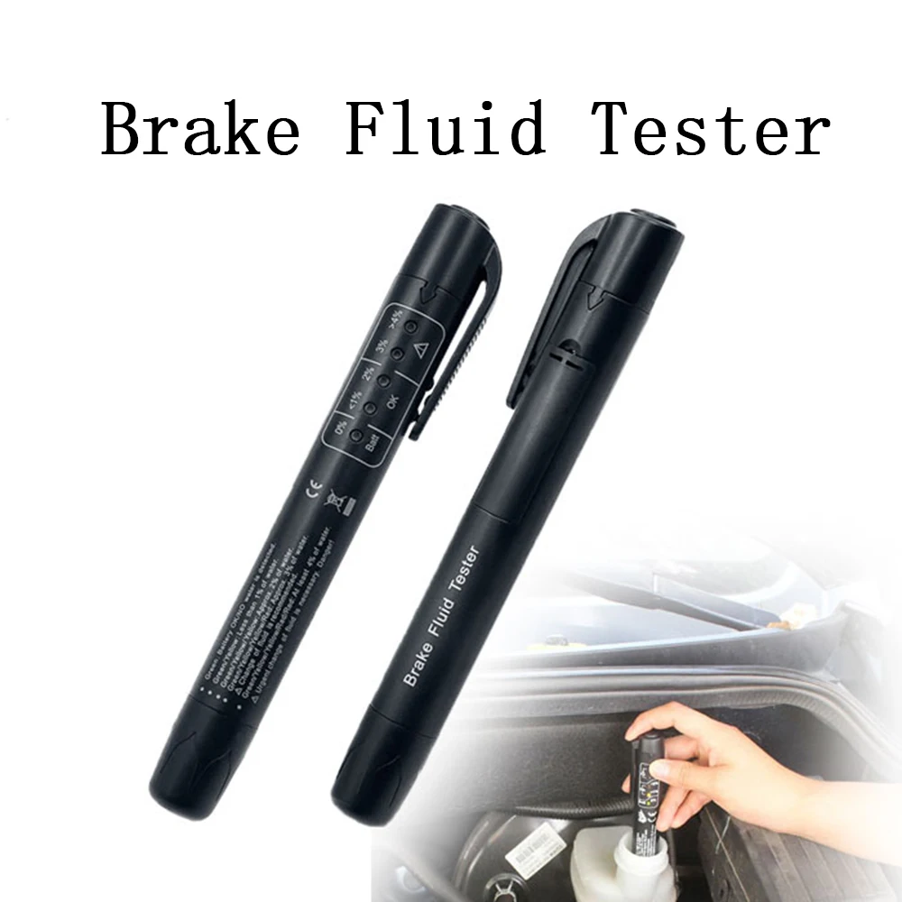 

Car Accessories Automotive Brake Oil Testing Pen 5 LED Car Auto Vehicle Tools Diagnostic Tools Mini Vehicle Brake Fluid Tester