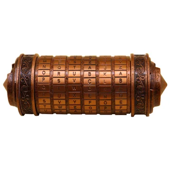 

Lovers Mini Fashion Birthday Gifts Retro Valentine's Day Interesting Code Open Potable Cylinder Lock Letter Password Romantic