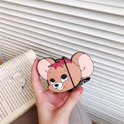 Мультфильм Аниме one piece Тони Чоппер брелок корпусы гарнитурные для Apple Airpods 2 силиконовый защитный чехол Чехлы Брелок - Цвет: CD-2