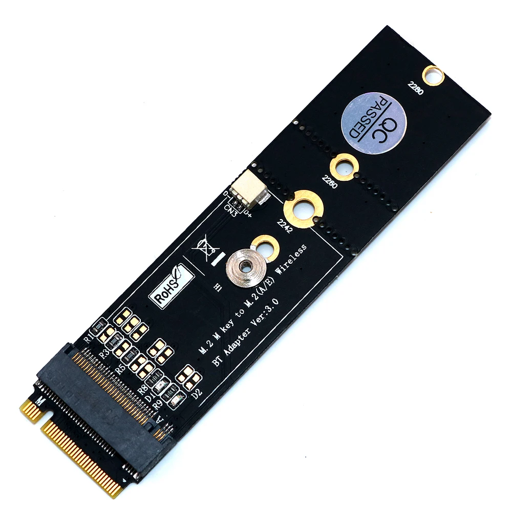 M.2 Wifi адаптер беспроводной Bluetooth ПК NGFF ключ A к M конвертер карта для Intel 8265