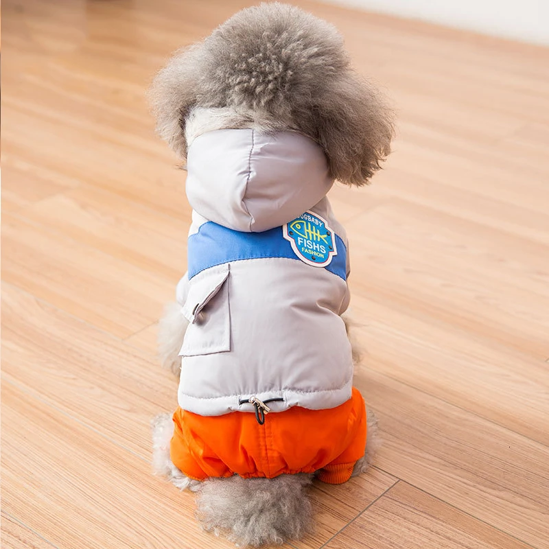 Зимняя одежда для собак, мягкая одежда для собак, куртка для маленьких собак, осенний и зимний теплый плюшевый костюм, хлопковая одежда для домашних животных