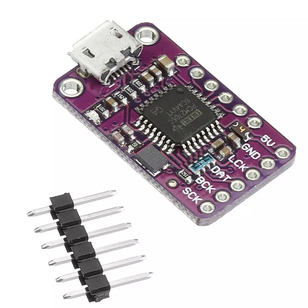 GY-PCM2706 USB к ies IIS модуль усилителя мощности звука OTG звук Sub DAC Slave дочь карты Decorder