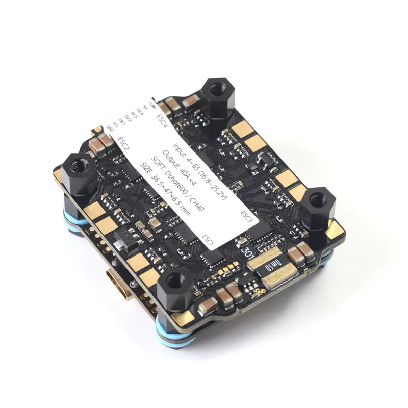 MAMBA F405 MK2 Betaflight Контроллер полета и F40 40A 3 6S DSHOT600 бесщеточный ESC для FPV гоночный Дрон