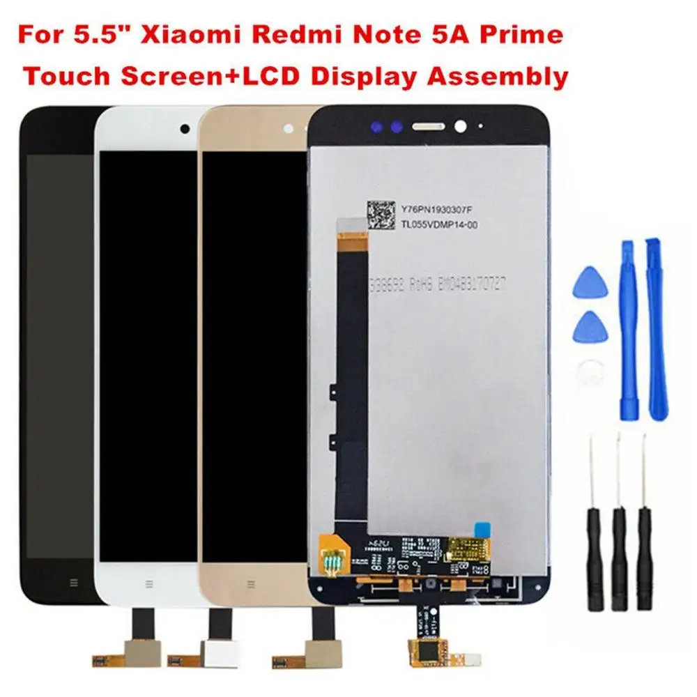 

For Xiaomi redmi Note 5A Glass LCD display Touch Screen Assembly Panel Frame Screen Digitizer Replacement Part