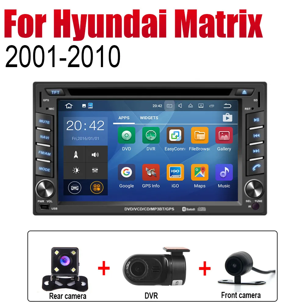 Android gps навигация Авто Радио DVD для hyundai Matrix 2001~ 2010 2 Din Автомобильный мультимедийный плеер система Радио стерео - Цвет: Extra Items