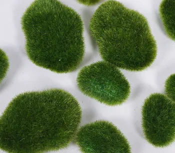 

1 Bag Multiple Shape Green Foam Aquarium Moss Ball Artificial Fake Plant Silk Flowers Decorating Underwater Fish Tank Decoration