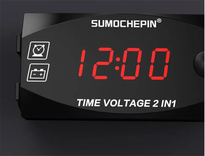 LED Automotive Car Electronic Clocks Watches Car LED Display Digital Clock Motorcycle Dashboard Clock For Car Motorcycle