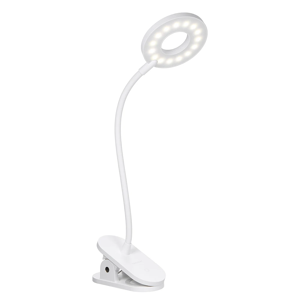 Yeelight Настольная лампа с зажимом Беспроводная портативная настольная лампа сенсорное управление 3 уровня яркости защитный светильник для чтения для xiaomi