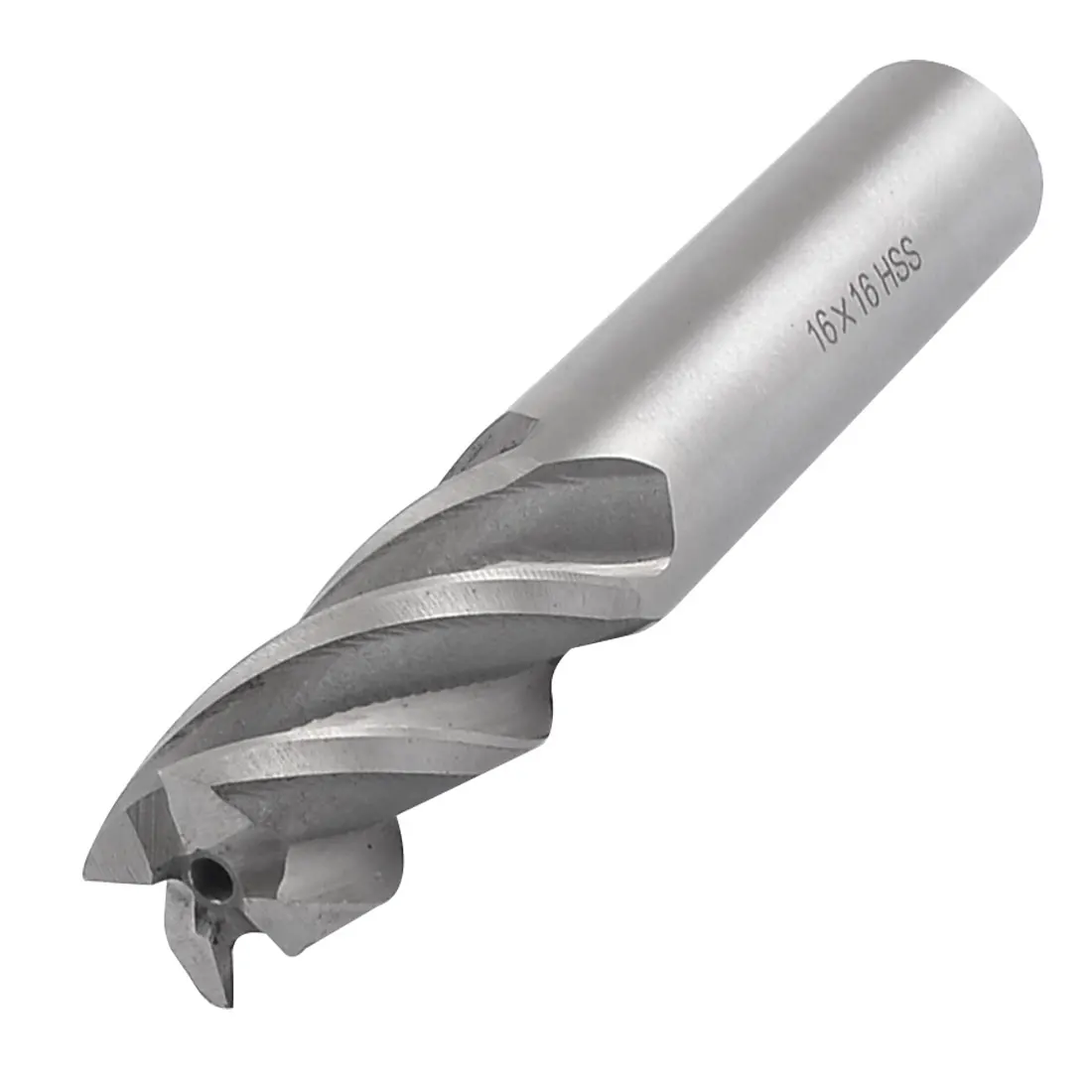 

uxcell 16mm Cutting Diameter 16mm Shank 4 Flutes HSS End Mill Milling Cutter