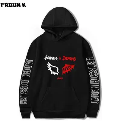 2020 New JADEN HOSSLER Angels & Demons By Jxdn Wing 2D Print Hooded Sweatshirt Women/Men Clothes Casual Hoodie Sweatshirt 2020 New JADEN HOSSLER Angels & Demons By Jxdn Wing 2D Print Hooded Sweatshirt Women/Men Clothes Casual Hoodie Sweatshirt