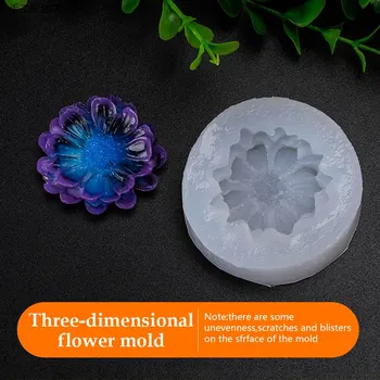 

Rose Flower Daisy Soft Silicone Molds Fondant Chocolate Cake Decorating Tool Clay Wax Epoxy Resin Mold for Jewelry