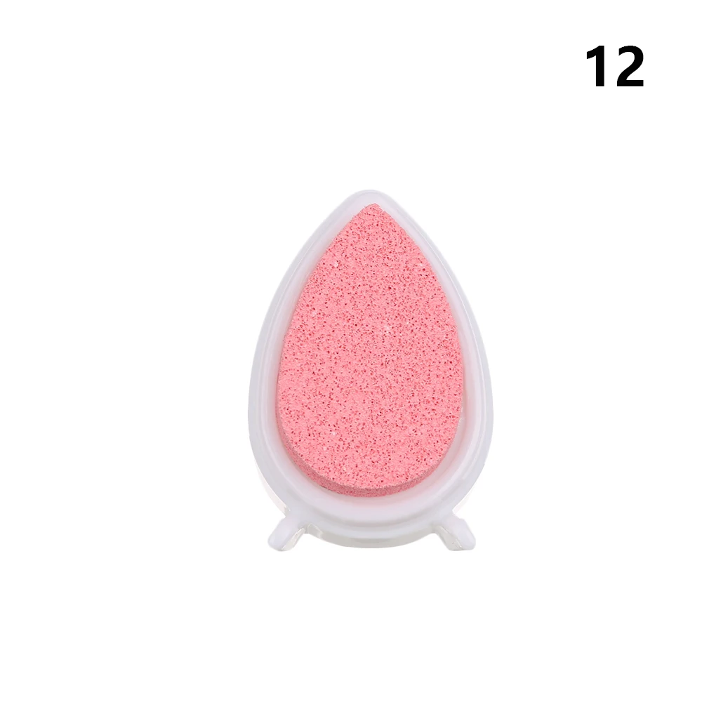 12 Hot 15 colors Drop Shape Ink Stamp Pad Gift for Children Colorful Water Droplets Fingerprint Inkpad Kids Favors DIY Scrapbooking - Color: 12