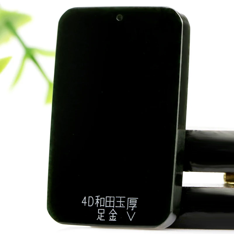 LETSFUN, хорошее ювелирное изделие, 24 K, 999, золото, китайский темно-зеленый нефрит, Guan Yu, подвеска на веревке, ожерелье, мужские ювелирные изделия, роскошные ювелирные изделия