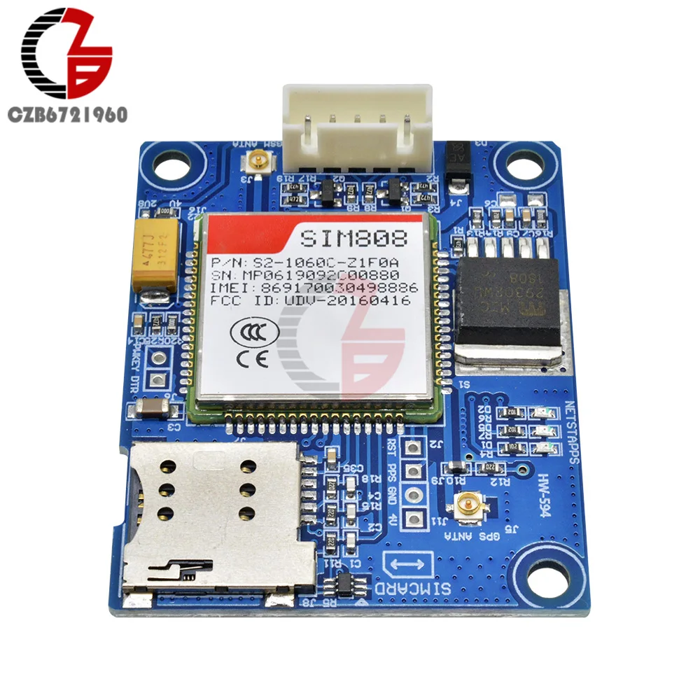 SIM808 GSM GPRS gps SMS Bluetooth коммутационная плата 5 V-18 V 850 900 1800 1900 Bluetooth 3,0+ EDR 4 способа ACL ссылка SIM868 SIM модуль